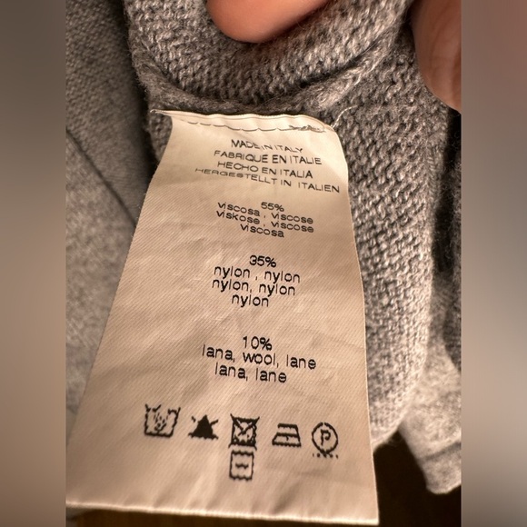 Brandy Melville Gray Open Front Long Sweater Cardigan - Picture 5 of 6